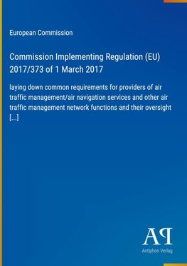 Commission Implementing Regulation (EU) 2017/373 of 1 March 2017