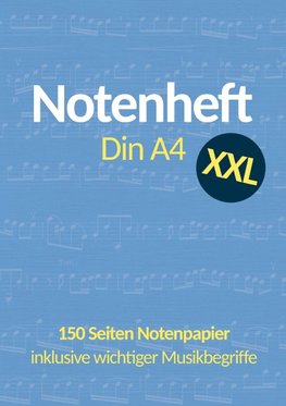 Notenheft DIN A4 XXL