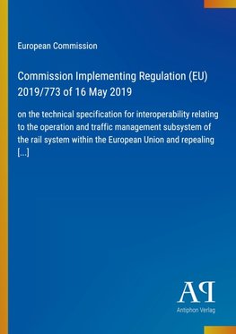 Commission Implementing Regulation (EU) 2019/773 of 16 May 2019