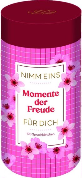Sprüchedose - Nimm eins! Momente der Freude für dich
