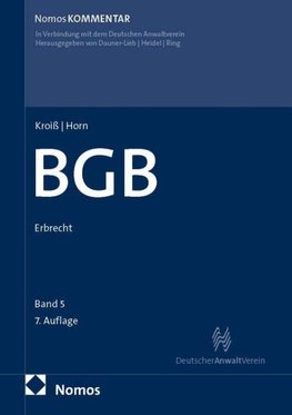 Bürgerliches Gesetzbuch: Erbrecht