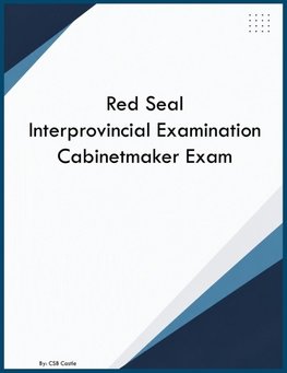 Red Seal Interprovincial Examination Cabinetmaker Exam