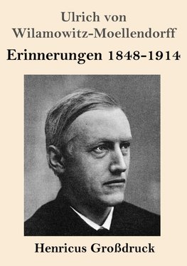 Erinnerungen 1848-1914 (Großdruck)
