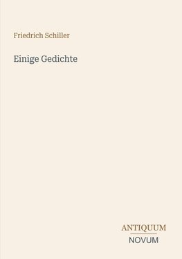 Einige Gedichte