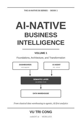 AI-NATIVE BUSINESS INTELLIGENCE Volume 1 · Foundations, Architecture, and Transformation
