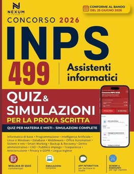 INPS 499 Assistenti informatici