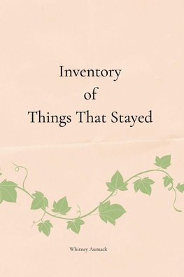 Inventory of Things That Stayed