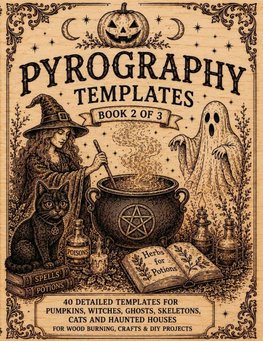 Pyrography Templates Halloween