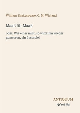 Maaß für Maaß