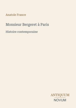 Monsieur Bergeret à Paris