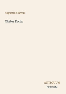 Obiter Dicta