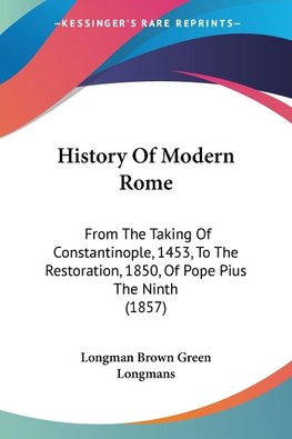 History Of Modern Rome