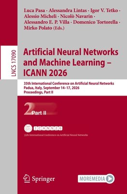 Artificial Neural Networks and Machine Learning - ICANN 2026
