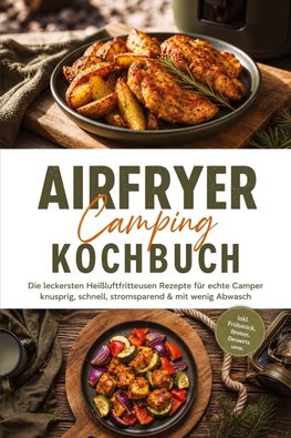 Airfryer Camping Kochbuch: Die leckersten Heißluftfritteusen Rezepte für echte Camper - knusprig, schnell, stromsparend & mit wenig Abwasch - inkl. Frühstück, Broten, Desserts uvm.