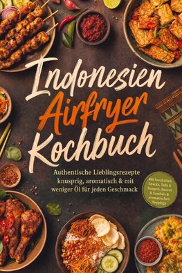 Indonesien Airfryer Kochbuch: Authentische Lieblingsrezepte - knusprig, aromatisch & mit weniger Öl für jeden Geschmack. Mit herzhaften Snacks, Tofu & Tempeh, Saucen & Sambals & aromatischen Toppings