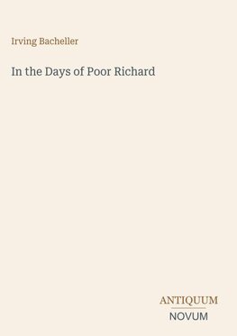 In the Days of Poor Richard