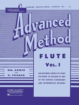 Rubank Advanced Method: Flute Vol. 1 (Rubank Educational Library No. 95) - Flute Sheet Music Book