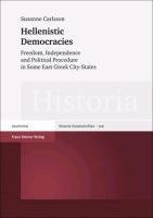 Carlsson, S: Hellenistic Democracies