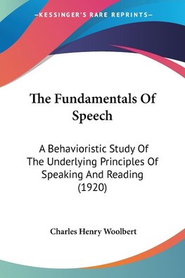 The Fundamentals Of Speech