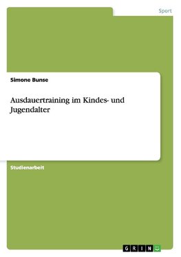 Ausdauertraining im Kindes- und Jugendalter