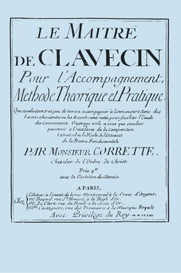 Le Maitre de Clavecin (facsimile 1753 edition)
