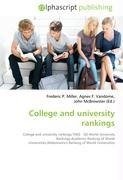 College and university rankings