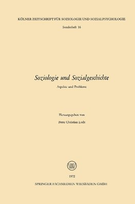 Soziologie und Sozialgeschichte