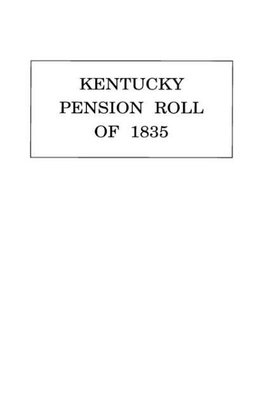 Kentucky Pension Roll for 1835