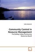 Community Control in Resource Management