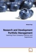 Research and Development Portfolio Management