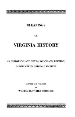 Gleanings of Virginia History