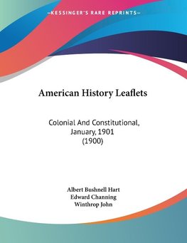 American History Leaflets