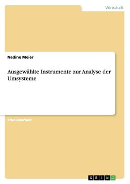 Ausgewählte Instrumente zur Analyse der Umsysteme