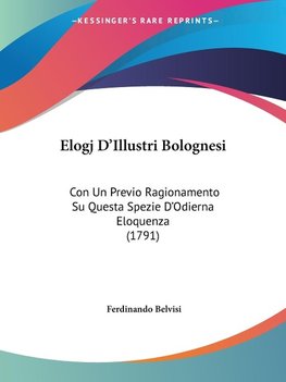 Elogj D'Illustri Bolognesi