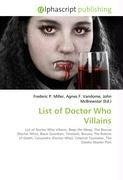 List of Doctor Who Villains