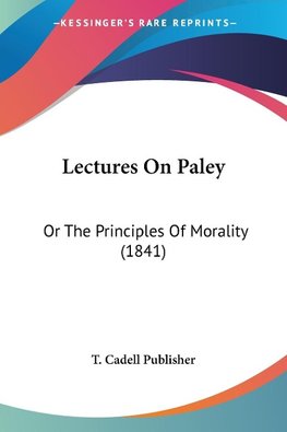Lectures On Paley