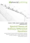 Spectral Theory of Ordinary Differential Equations