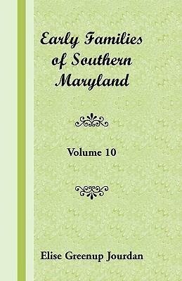 Early Families of Southern Maryland