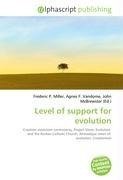 Level of support for evolution