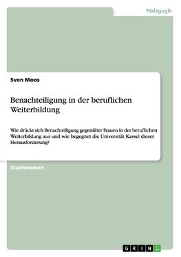 Benachteiligung in der beruflichen Weiterbildung