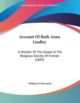 Account Of Ruth Anna Lindley