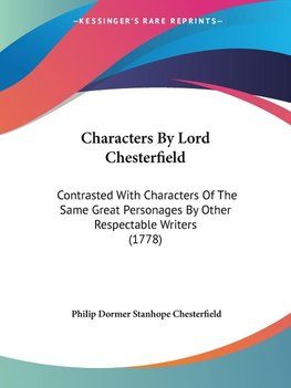 Characters By Lord Chesterfield
