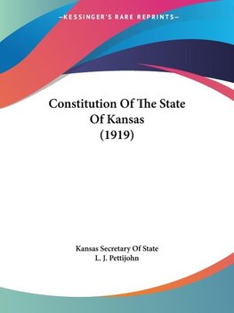 Constitution Of The State Of Kansas (1919)
