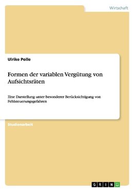 Formen der variablen Vergütung von Aufsichtsräten