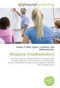 Measure (mathematics)