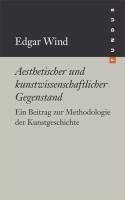 Ästhetischer und kunstwissenschaftlicher Gegenstand