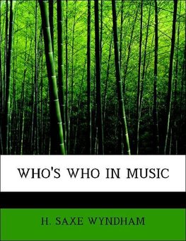 WHO'S WHO IN MUSIC