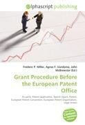 Grant Procedure Before the European Patent Office