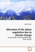 Alteration of the alpine vegetation due to climate change