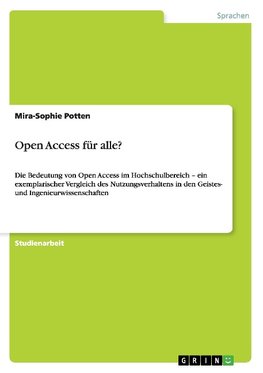 Open Access für alle?